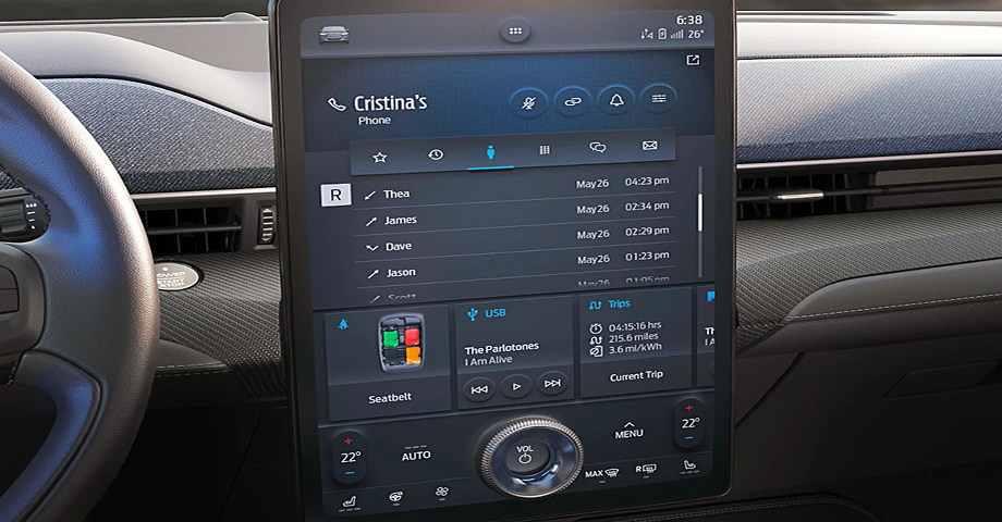 interior car screen